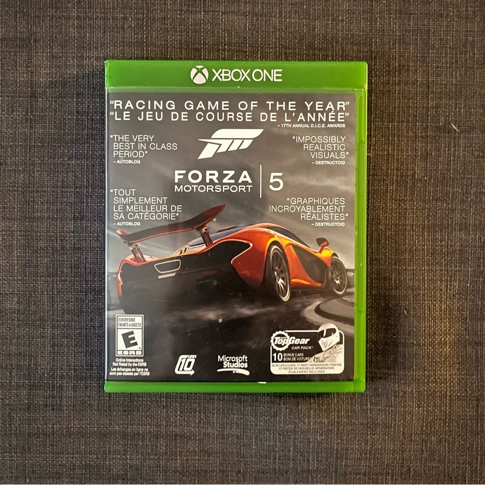 Forza Motorsport‎ 5 [Game Of The Year] Xbox One Game Complete